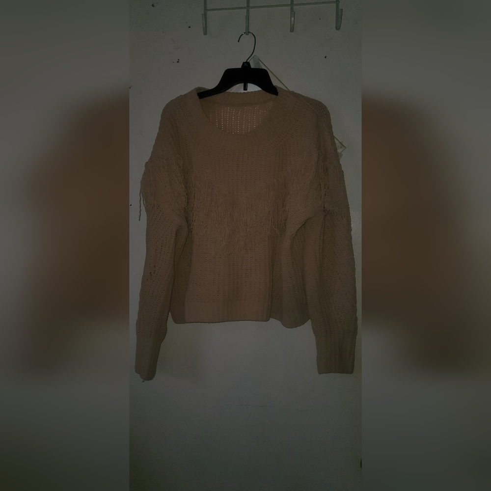 Cowgirl fall beige sweater
